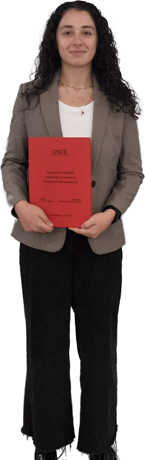 Shirin Abdollahian, osteopata D.O. a Imola, con la tesi di diploma
